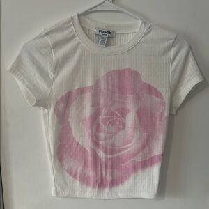 RSQ Exploded Rose Baby Tee